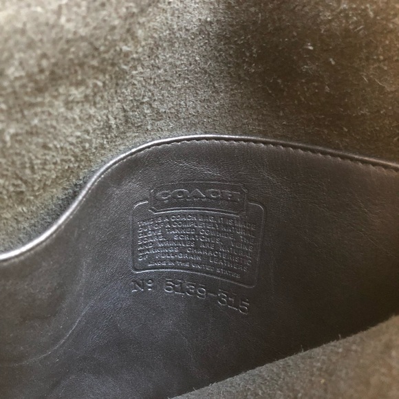 Coach Vintage Crossbody Black Turnlock Tophandle Station USA - Picture 9 of 10